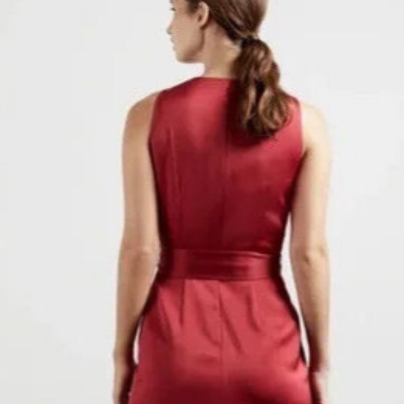 TED BAKER London CHRISEY Wrap Midi Dress-Size 2 (TB) (6US) - Picture 3 of 12